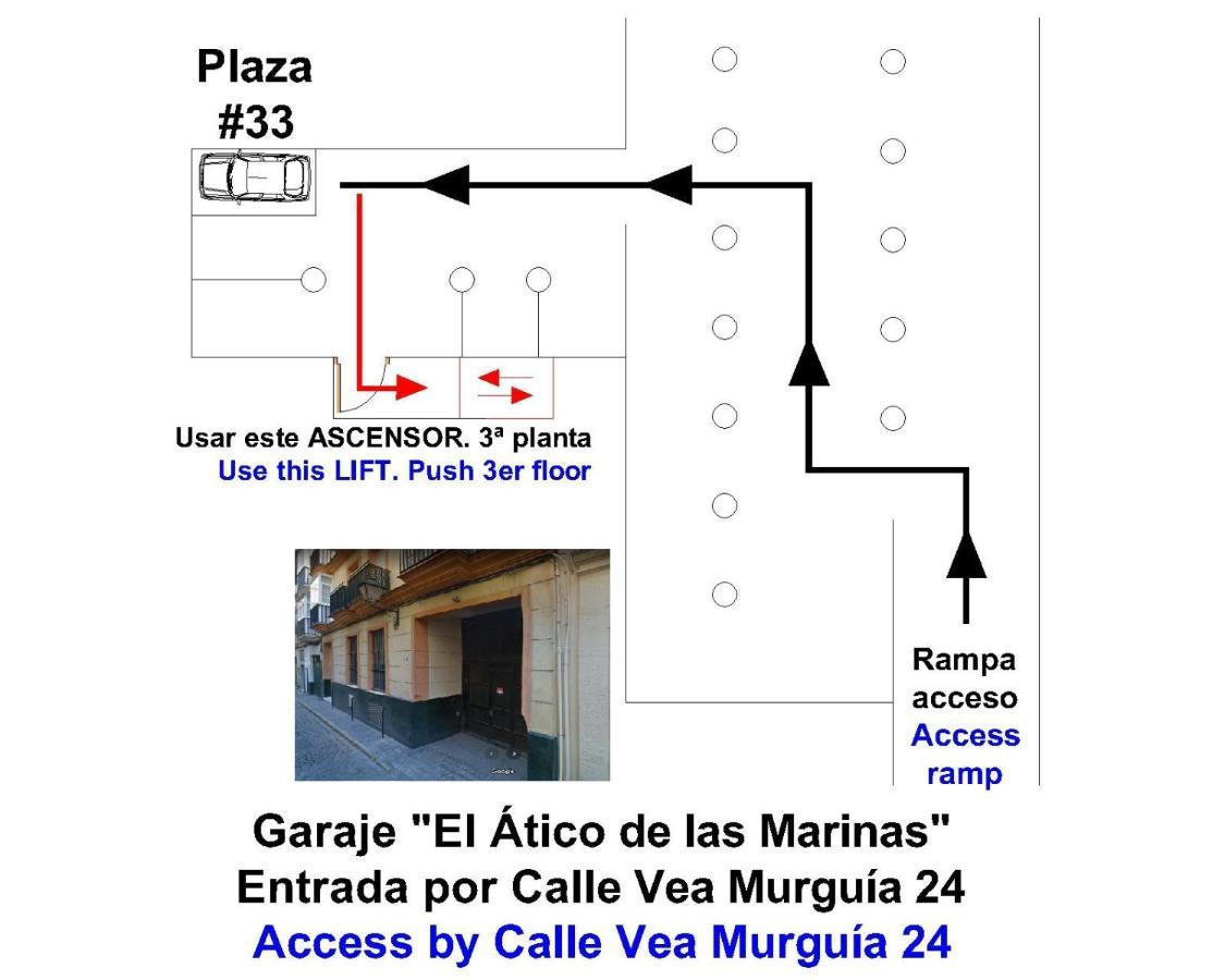 El Atico De Las Marinas Free Parking By Cadiz4Rentals Luaran gambar